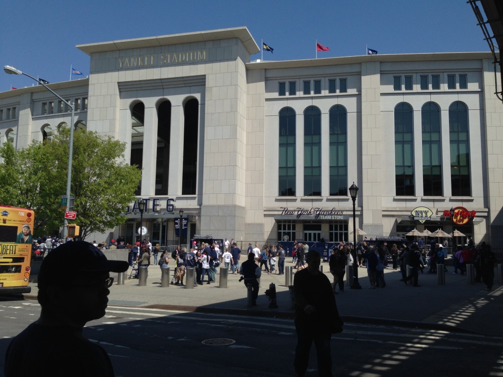 Outside Yankee Stadium
