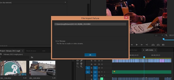 how to open .mov files in premiere pro