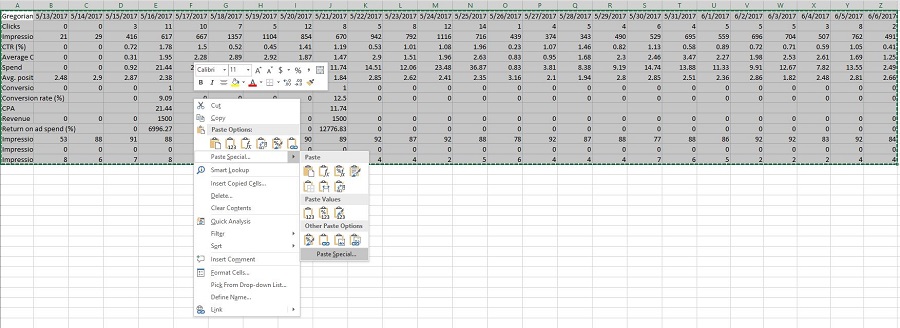 Paste Special In Excel