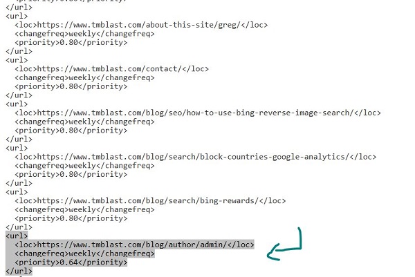 manually removing files in a xml sitemap for SEO